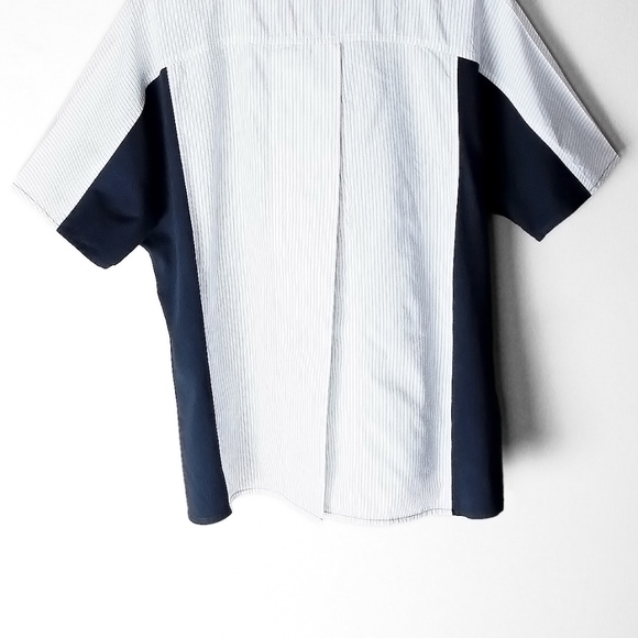Madewell // Oxford Panel Tee - Picture 4 of 5